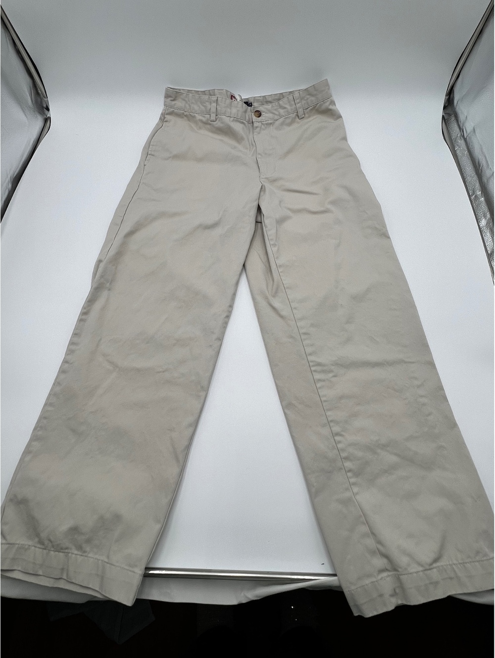 Chaps Men’s Khaki Chino Pants 34x30 100% Cotton Classic Fit